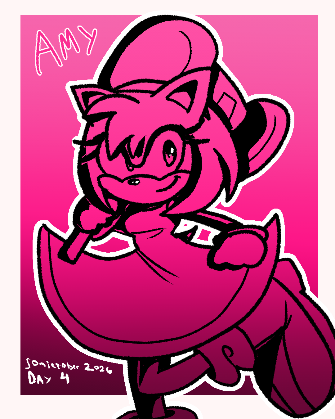 Sonictober 2026: Day 4: Amy