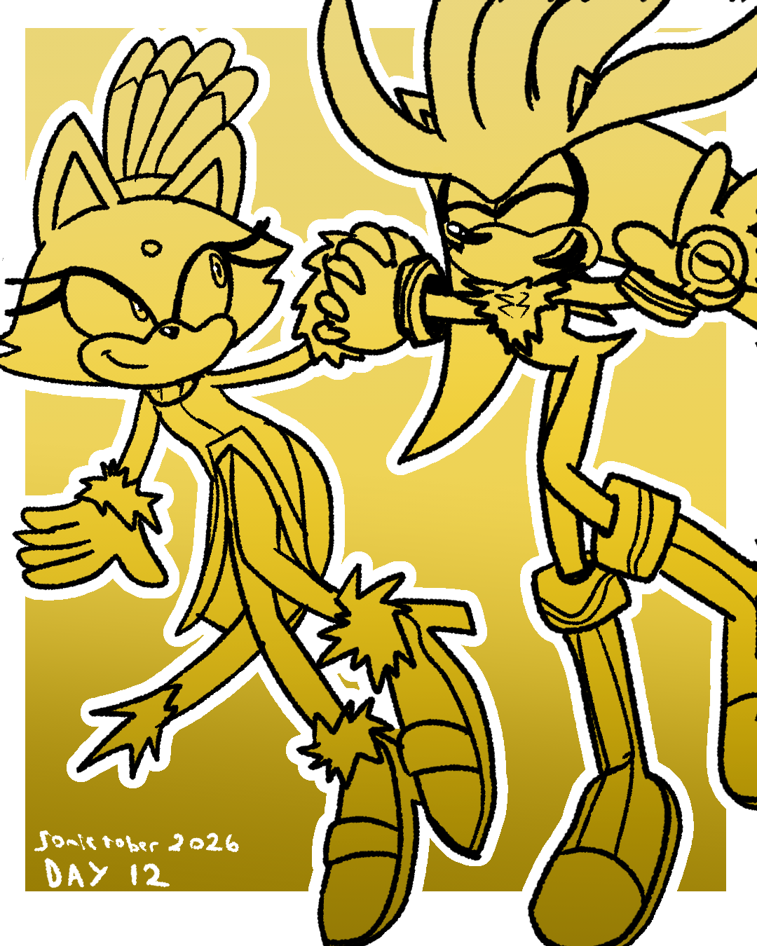 Sonictober 2026: Day 12: Blaze and Silver