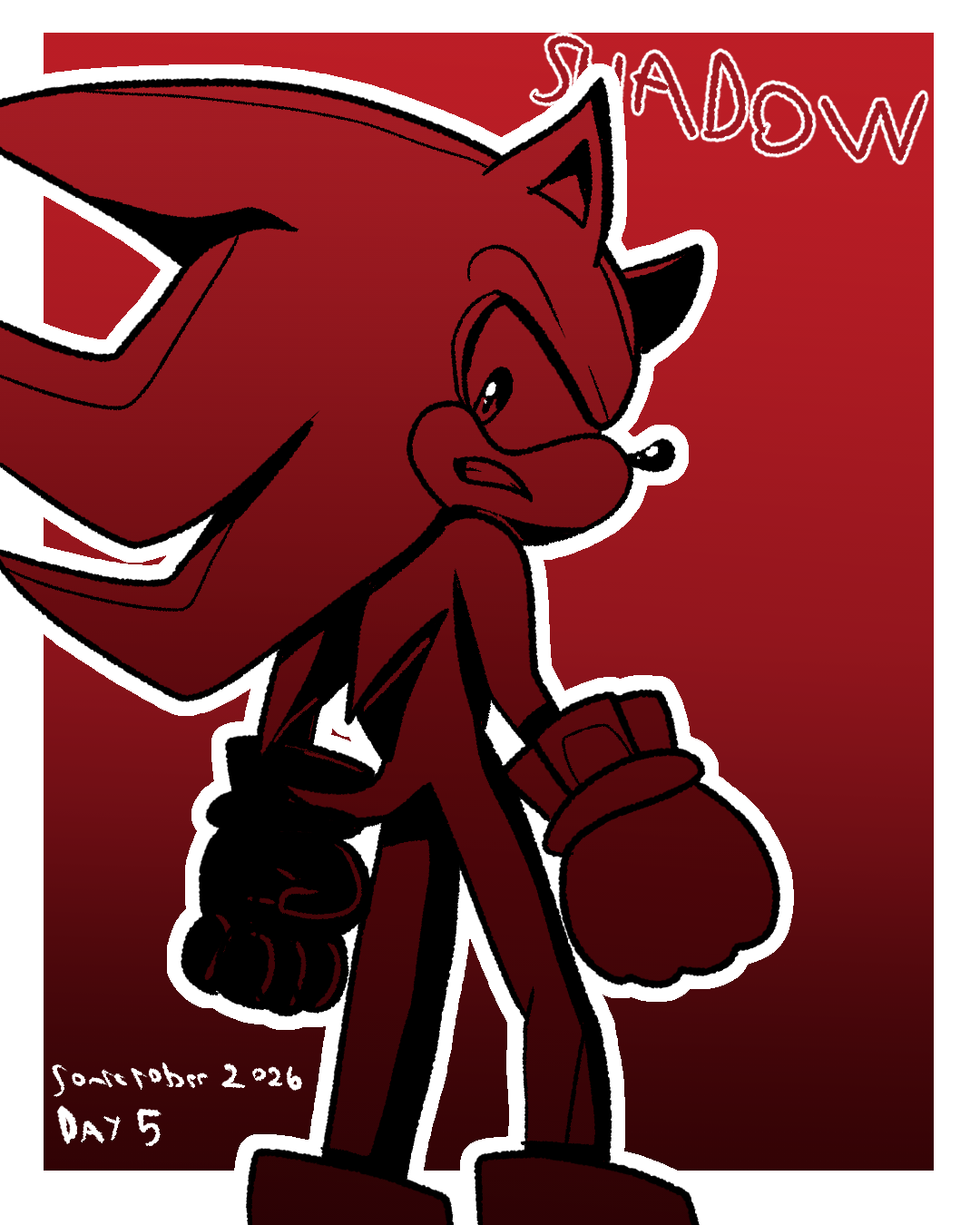 Sonictober: Day 5: Shadow